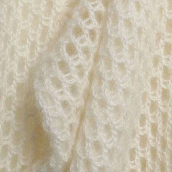 ZIMMERMANN Unbridled Mohair-blend Crop Sweater. - Picture 3 of 9
